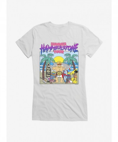 Major League Wrestling Girls T-Shirt - Hammerstone Summer Tour - White