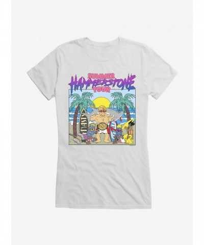 Major League Wrestling Girls T-Shirt - Hammerstone Summer Tour - White