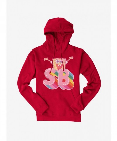 SpongeBob SquarePants Rainbow Initials Men's Hoodie