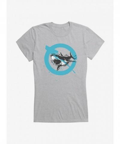 Jaws No Swim Zone Junior Girls Cotton Tee