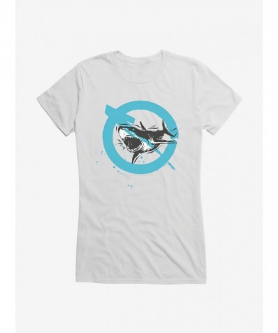 Jaws No Swim Zone Junior Girls Cotton Tee