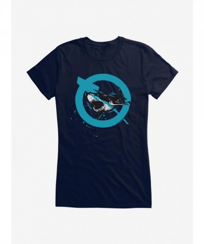 Jaws No Swim Zone Junior Girls Cotton Tee