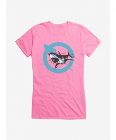 Jaws No Swim Zone Junior Girls Cotton Tee