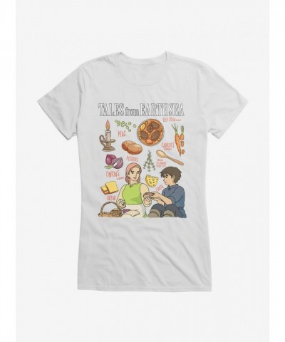 Studio Ghibli Tales from Earthsea Beef Stew Recipe Girls Fitted Tee