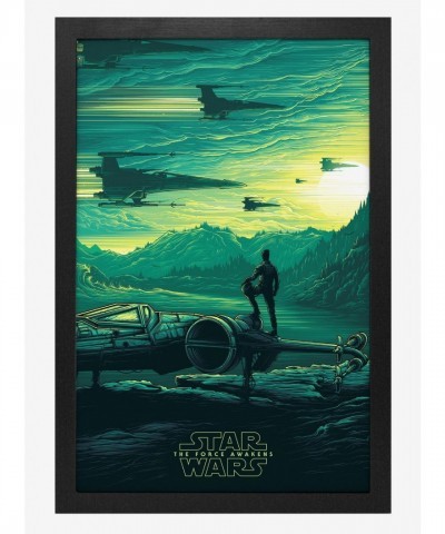 Star Wars Poe Dameron Framed Poster - The Force Awakens Edition