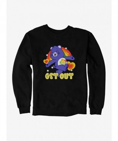 Care Bears Harmony Bear Get Out Crewneck Sweatshirt for Men