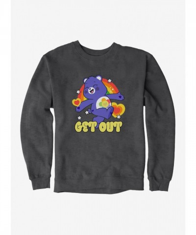 Care Bears Harmony Bear Get Out Crewneck Sweatshirt for Men