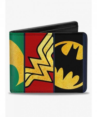 DC Comics Justice League Vegan Leather Bifold Wallet for Men