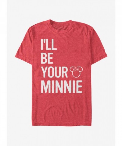 Disney Minnie Mouse Lightweight T-Shirt - Red for Men