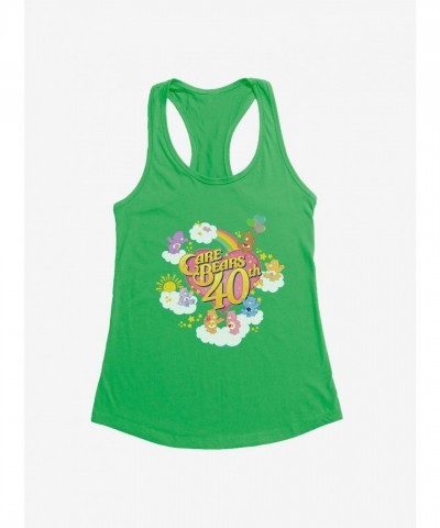 Care Bears 40th Anniversary Green Tank Top for Girls