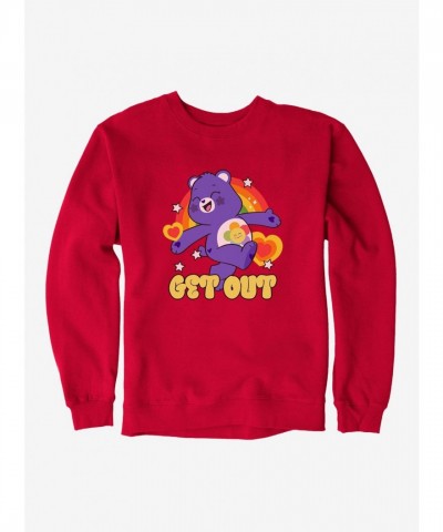 Care Bears Harmony Bear Get Out Crewneck Sweatshirt for Men
