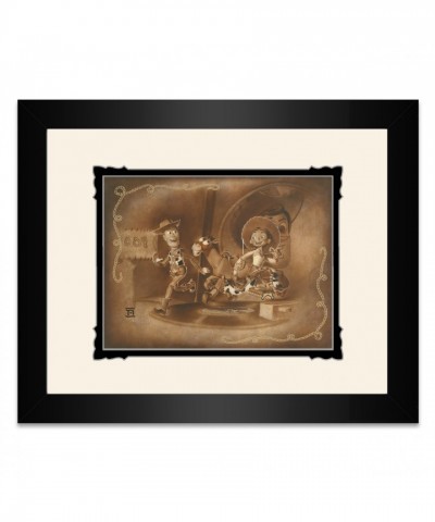 Toy Story ''Round Up Gang'' Deluxe Framed Print by Noah