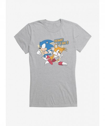 Sonic And Tails Cozy Girls T-Shirt