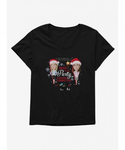 PPC Girls Office Head Plus Size Scoop Neck T-Shirt