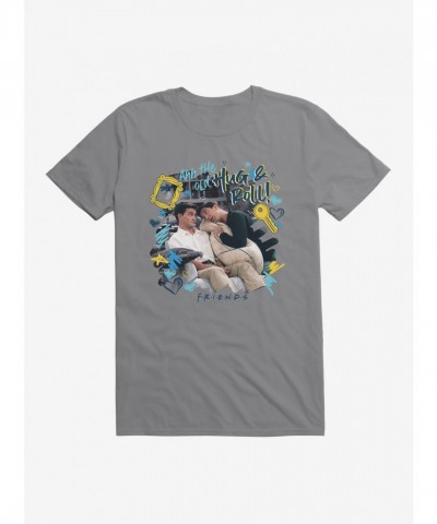 Chandler and Ross Friends Hug Comfortable Men's T-Shirt