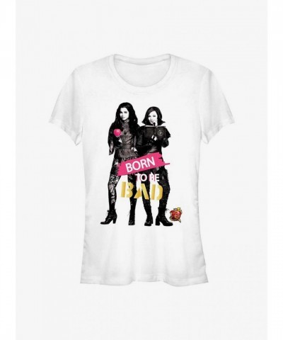 Disney Born to Be Bad Descendants Girls T-Shirt - White