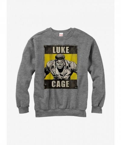 Marvel's Heroes for Hire Luke Cage Grey Fierce Sweatshirt for Men