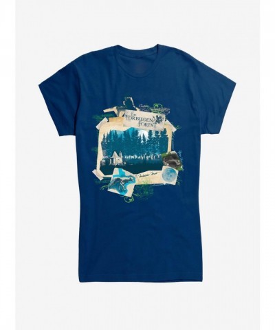 Harry Potter Forbidden Forest Girls T-Shirt - Lightweight Cotton Junior Size