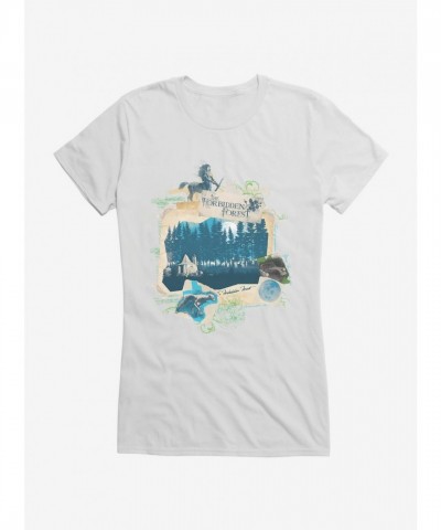Harry Potter Forbidden Forest Girls T-Shirt - Lightweight Cotton Junior Size