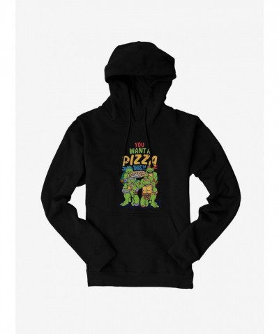 Teenage Mutant Ninja Turtles Group Hoodie - Boys' Softshell Pizza Lover's Sweatshirt