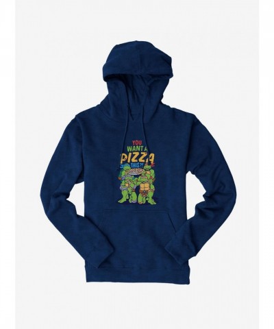 Teenage Mutant Ninja Turtles Group Hoodie - Boys' Softshell Pizza Lover's Sweatshirt
