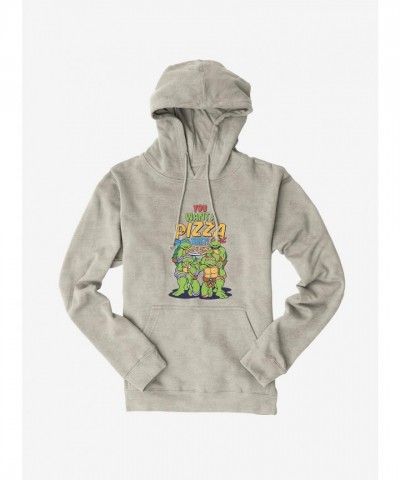 Teenage Mutant Ninja Turtles Group Hoodie - Boys' Softshell Pizza Lover's Sweatshirt