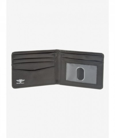 Disney Pixar Lightyear Buzz Men's Premium Vegan Leather Bifold Wallet