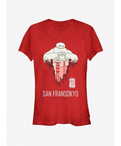 Disney Big Hero 6 Red SF Love Tee for Girls
