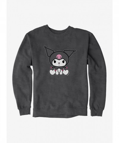 Kuromi Cozy Sitting Sweatshirt for Men