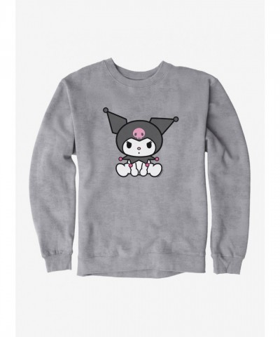Kuromi Cozy Sitting Sweatshirt for Men