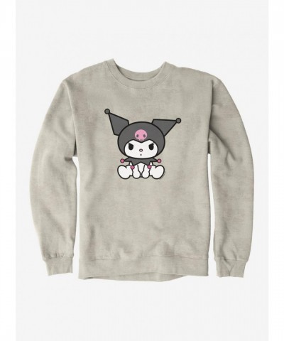Kuromi Cozy Sitting Sweatshirt for Men