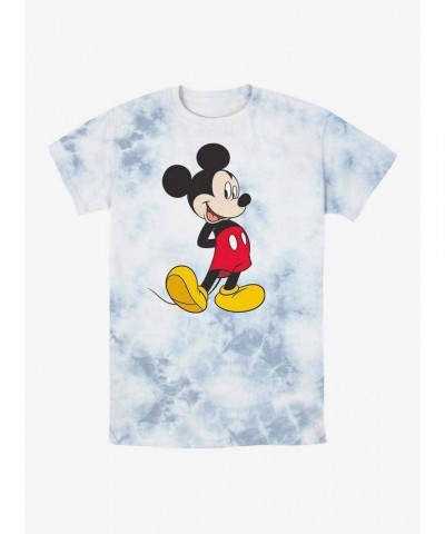 Disney Traditional Mickey Mouse Tie-Dye T-Shirt for Men - Multi Colors