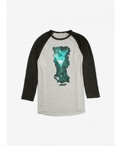 Harry Potter Guardian Light Raglan - Unisex Black Lightweight Tee