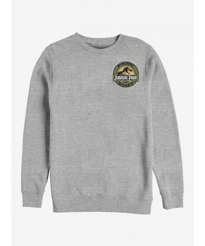 Jurassic Park Staff Patched Sweatshirt - Black