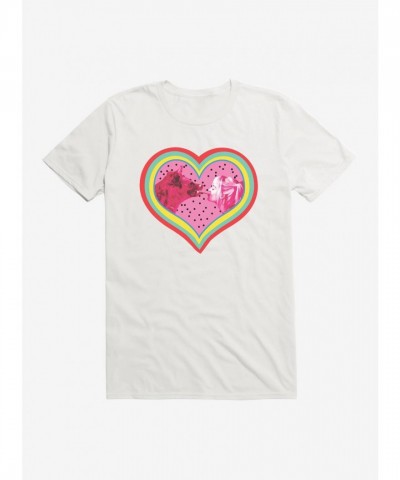 DC Comics Birds Of Prey Harley Quinn & Hyena Heart Graphic Black T-Shirt