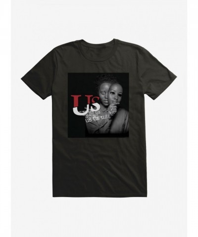 Us Behind The Mask Red Logo T-Shirt for Men