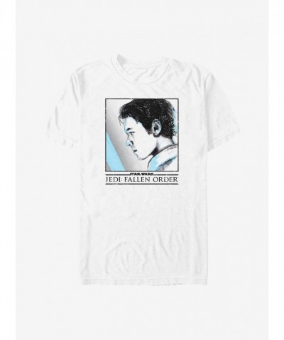 Star Wars Jedi: Fallen Order Graphic Cal Square Men's T-Shirt - White
