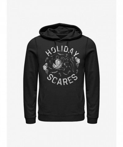 Disney Nightmare Before Christmas Holiday Hoodie - Men's Black Doll Design