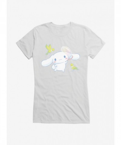 Cinnamoroll Bubble Girl's Tee - Lightweight Cotton Junior Size