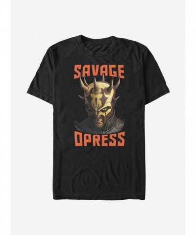 Savage Opress Star Wars Clone Wars T-Shirt - Men's Unisex Black