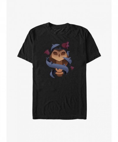 Disney Owlbert Staff Vines T-Shirt in Black for Men