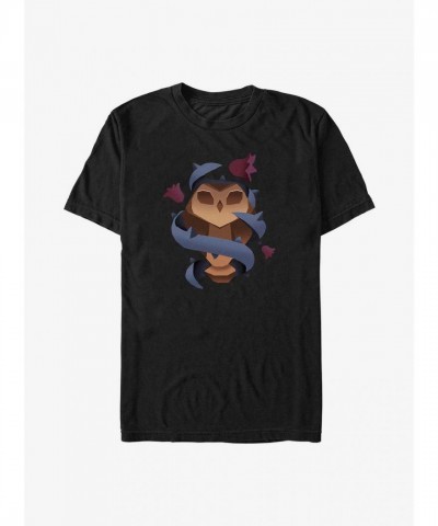 Disney Owlbert Staff Vines T-Shirt in Black for Men