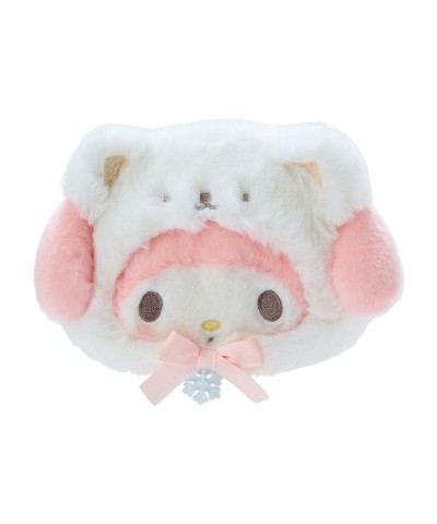 My Melody Fluffy Polar Bear Plush Zipper Pouch