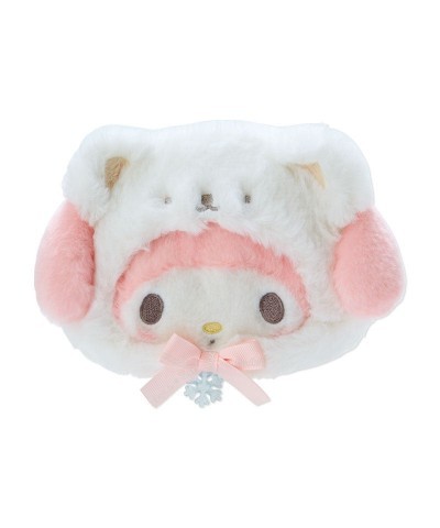 My Melody Fluffy Polar Bear Plush Zipper Pouch