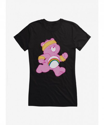 Cheer Bear Care Bears Lightweight Cotton Girls T-Shirt