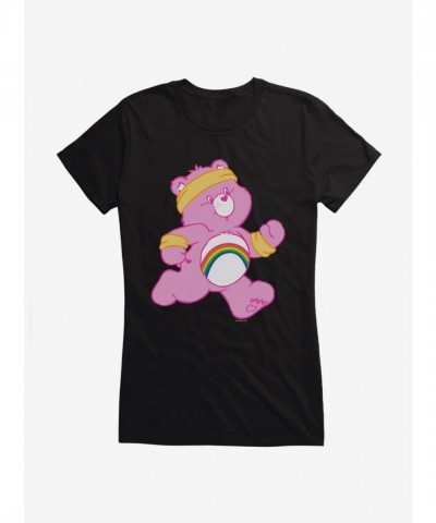 Cheer Bear Care Bears Lightweight Cotton Girls T-Shirt