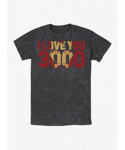 Marvel Avengers Mineral Wash Love You 3000 Tee - Unisex Multi