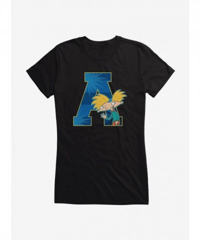 Hey Arnold Girls Lightweight Cotton T-Shirt