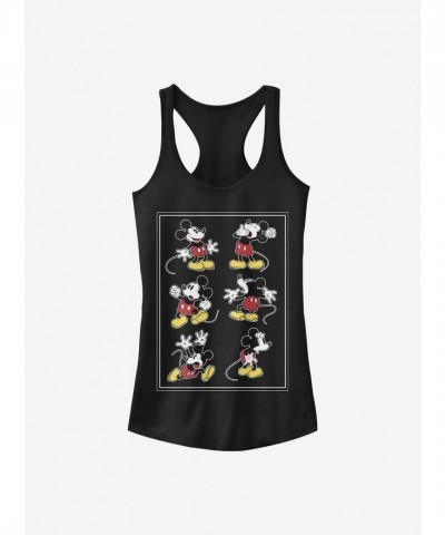 Disney Mickey Mouse Girls Trendy Tank Top - Black