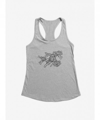 Teenage Mutant Ninja Turtles Girls Lightweight Tank Top